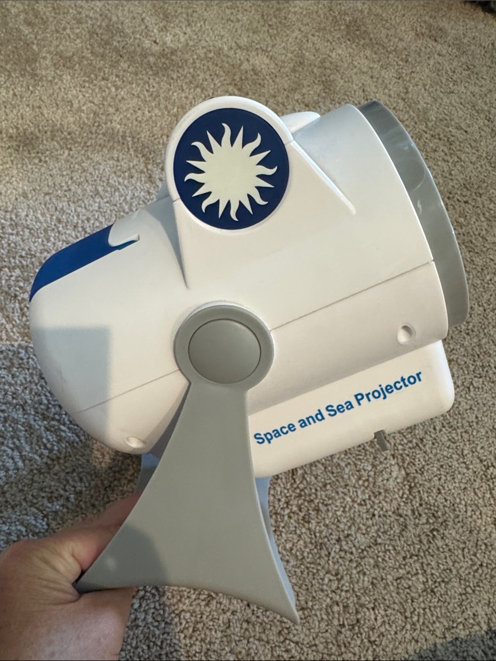 Space and Sea Projector - White and Blue Night Light